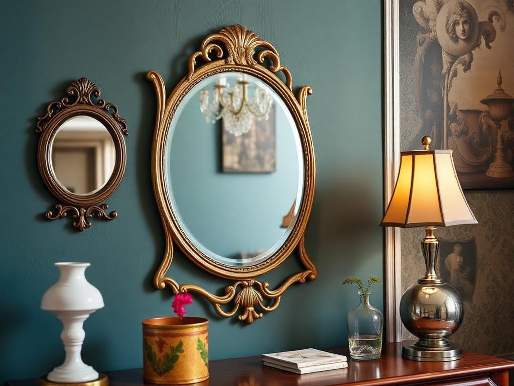 Ces miroirs "de mamie", souvent jugés vieillots, se revendent à prix d'or (entre 100 et 1000 euros)