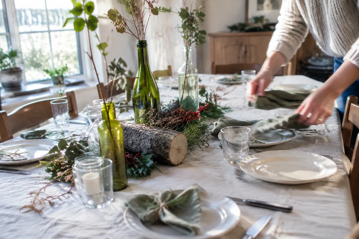 Neuf idées zéro coût pour la table de Noël